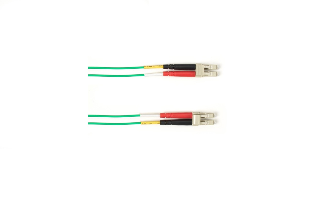 Black Box Fibre Optic Cable 20 M LC Ofnp OM4 Green FOCMPM4-020M-LCLC-GN