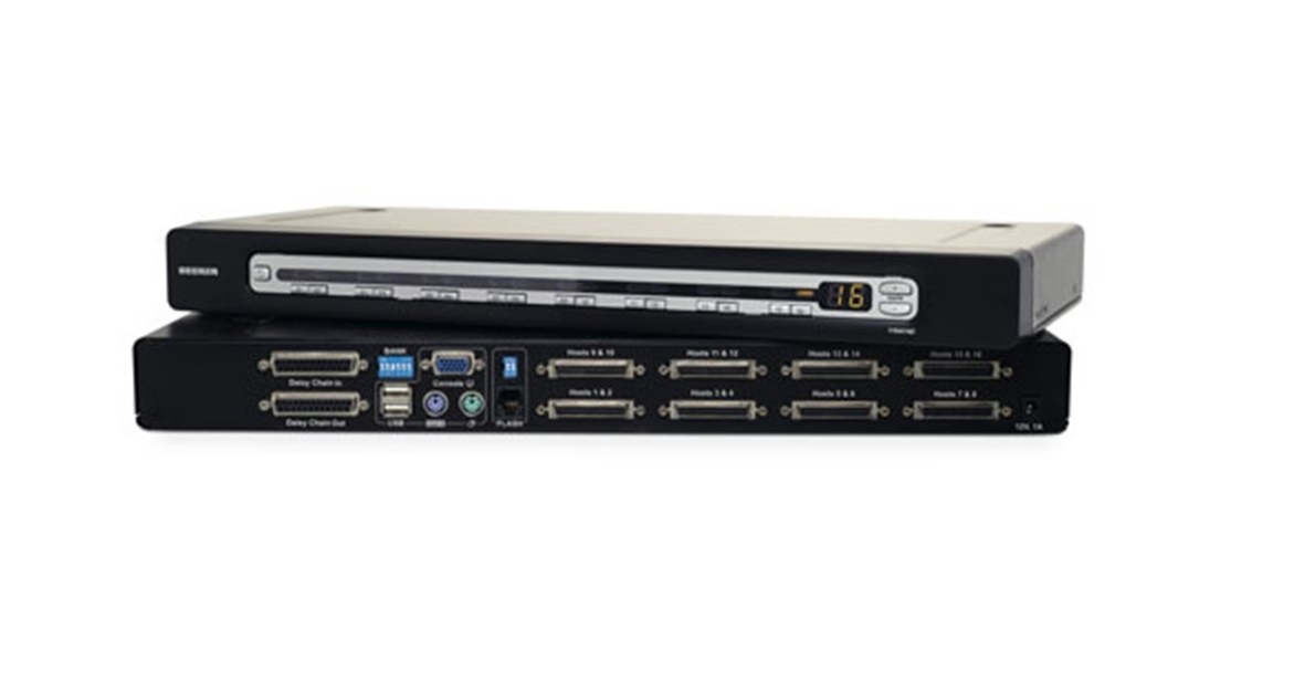 Belkin Omniview PRO3 16-Ports Usb & PS/2 Scsi Rack-mountable Kvm Switch F1DA116Z