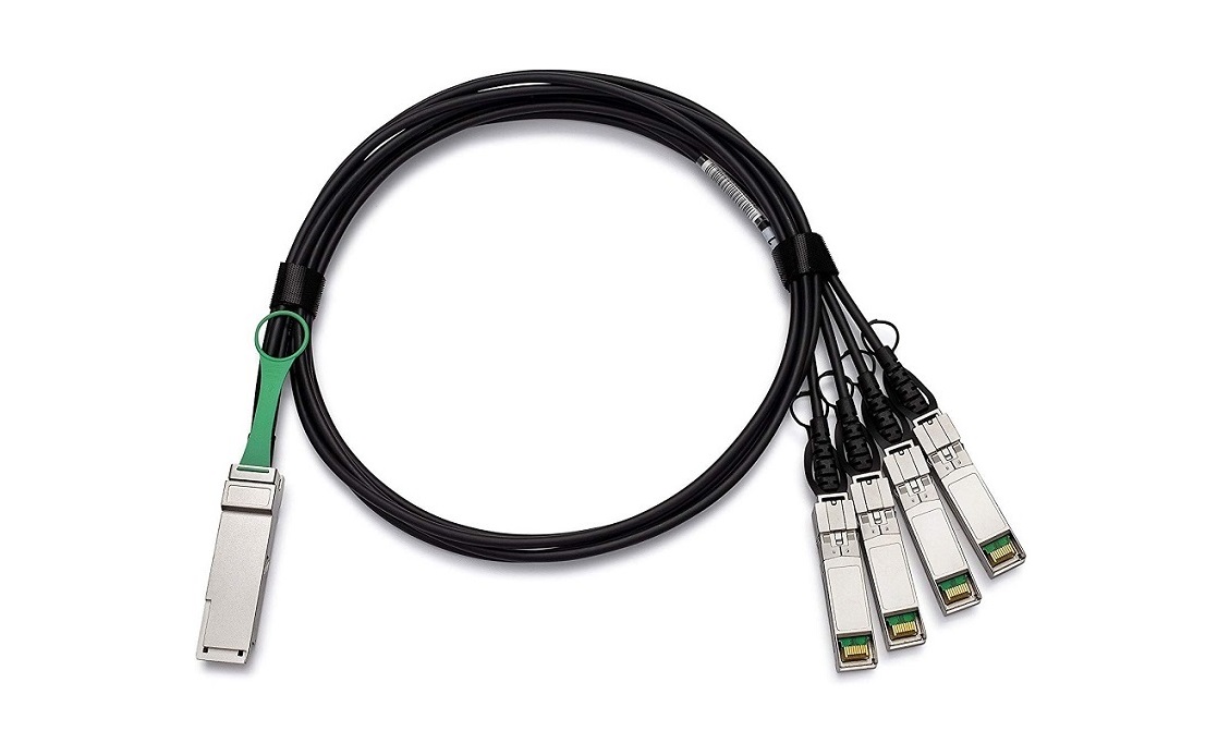 Axiom SUN Compatible 40G QSFP+ To 4x SFP+ Breakout Twinax Cable 5m 16.4ft X2125A-5M-N