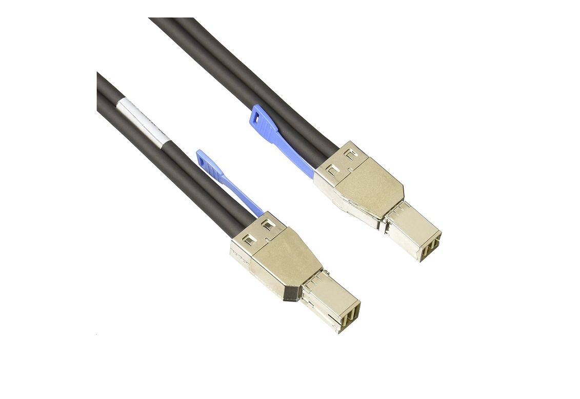Qnap Mini SAS SFF-8644 To SFF-8088 External Cable CAB-SAS10M-8644