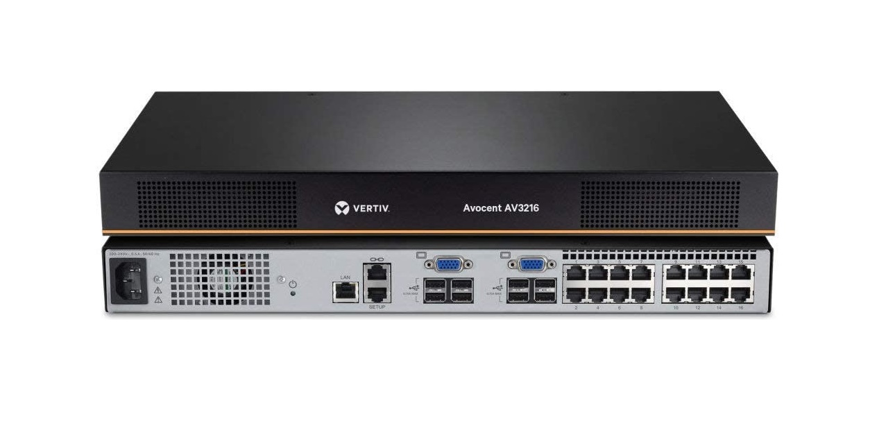Avocent Vertiv AV3000 16-Ports KVM Over IP Switch AV3216-400