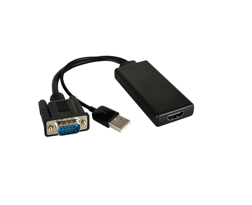 Kramer Electronics Vga 15pin Hd (M) To Hdmi (F) With Usb Adapter Cable ADC-GM/HF