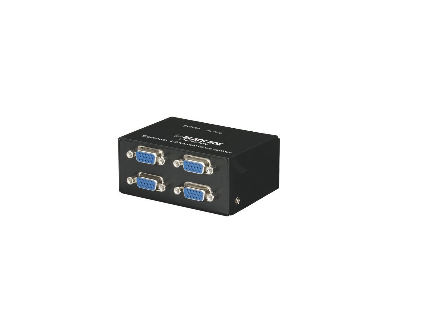 Black Box Compact 4-Channel VGA Video Splitter Kit AC1056A-4