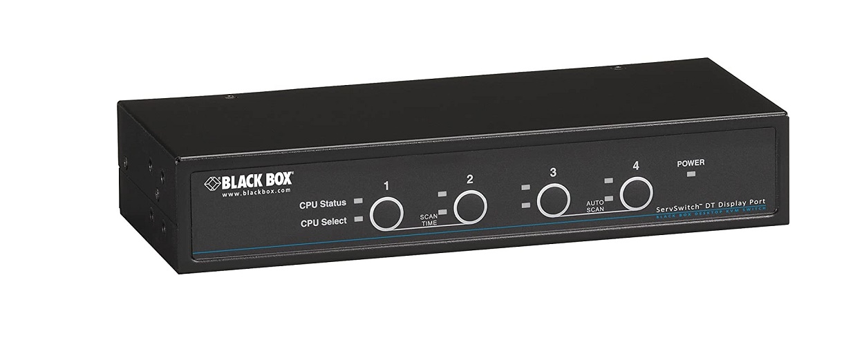 Black Box Dt Series 4-Ports Displayport With Usb Audio Kvm Switch KV9704A