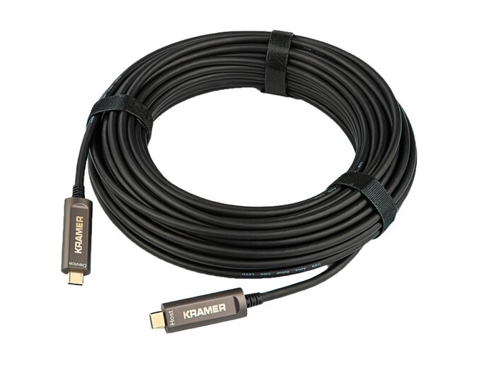 Kramer Electronics Usb 3.1 Gen 2 Type-C Male To Fiber Optic Cable (35') CP-AOCU31/CC-35