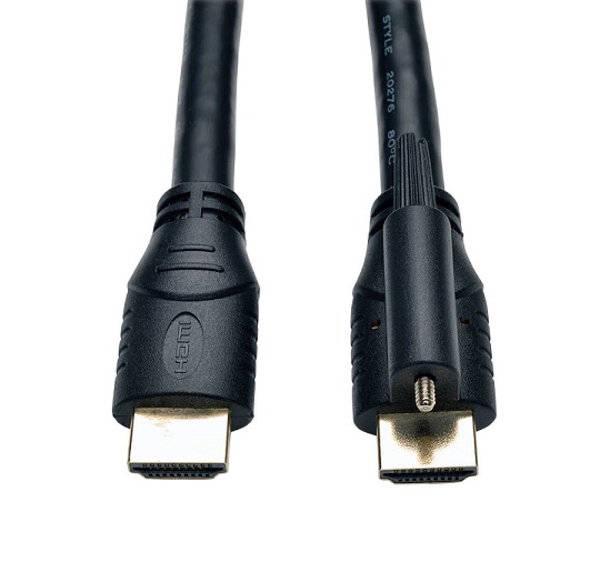 Tripp Lite High Speed Hdmi Cable With Locking Connector 10ft P569-010-LOCK
