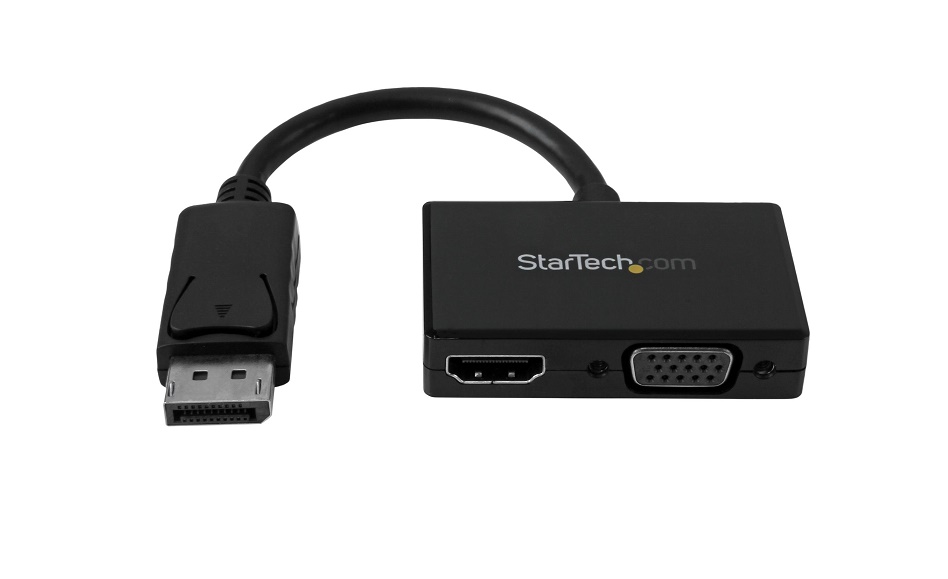 StarTech.com 2-in-1 Displayport To Hdmi Travel A/V Adapter DP2HDVGA