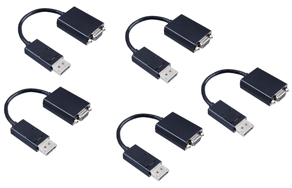 Lenovo Lot Of 10pcs Displayport To Vga Analog Monitor Cable 57Y4393-10-Pack 57Y4393-10-Pack