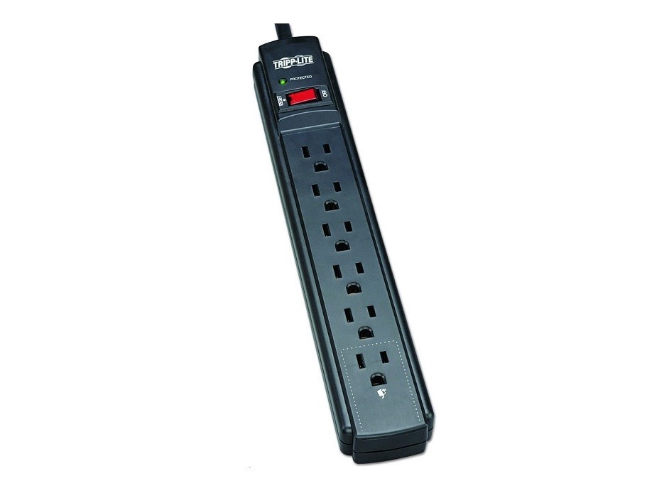 Tripp Lite 6-out Surge Protector Power Strip 6ft TLP606B