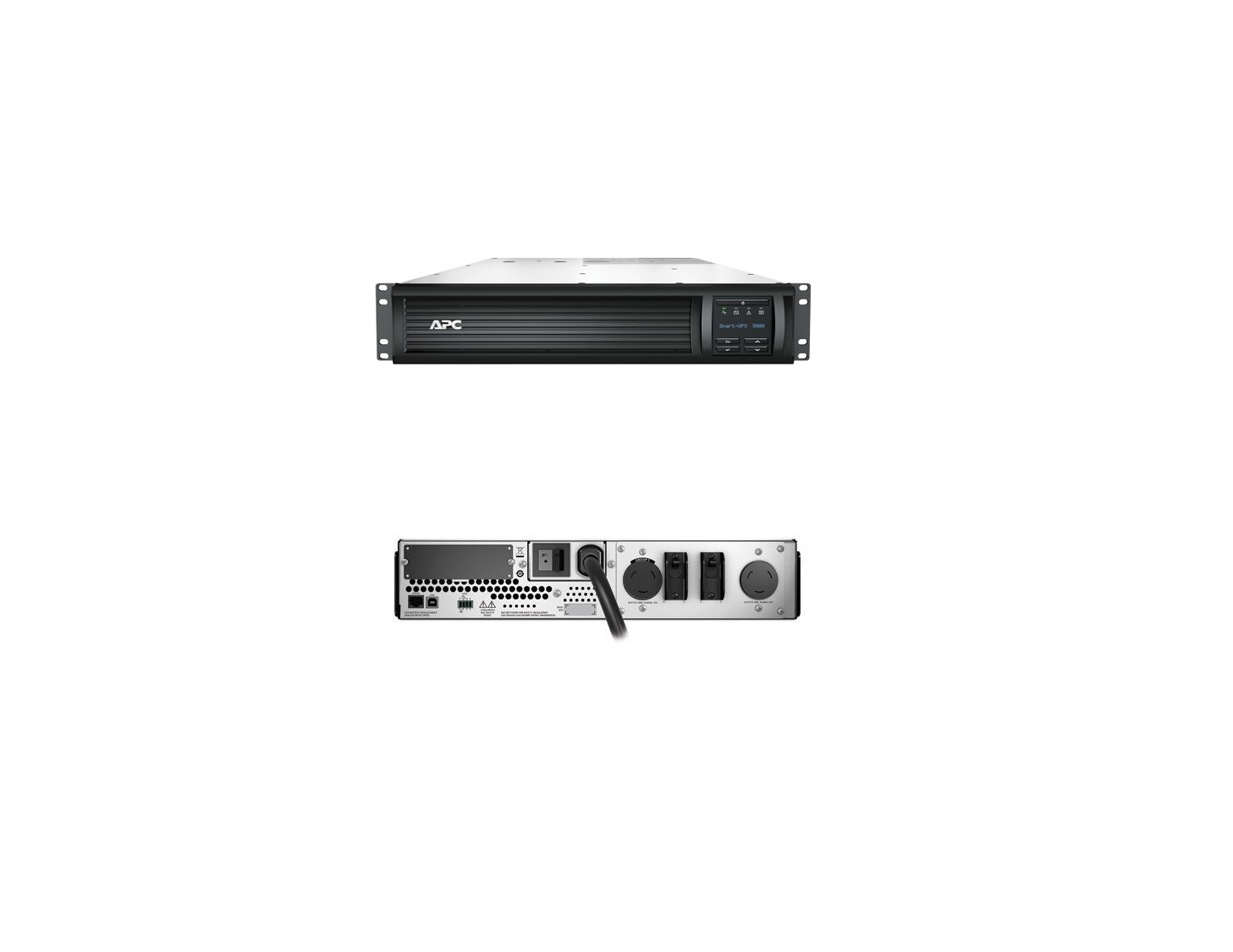 APC SMT3000RMT2U Smart-UPS 3000 VA 2700Watts I/O 208V USB Rack Height 2U SMT3000RMT2U