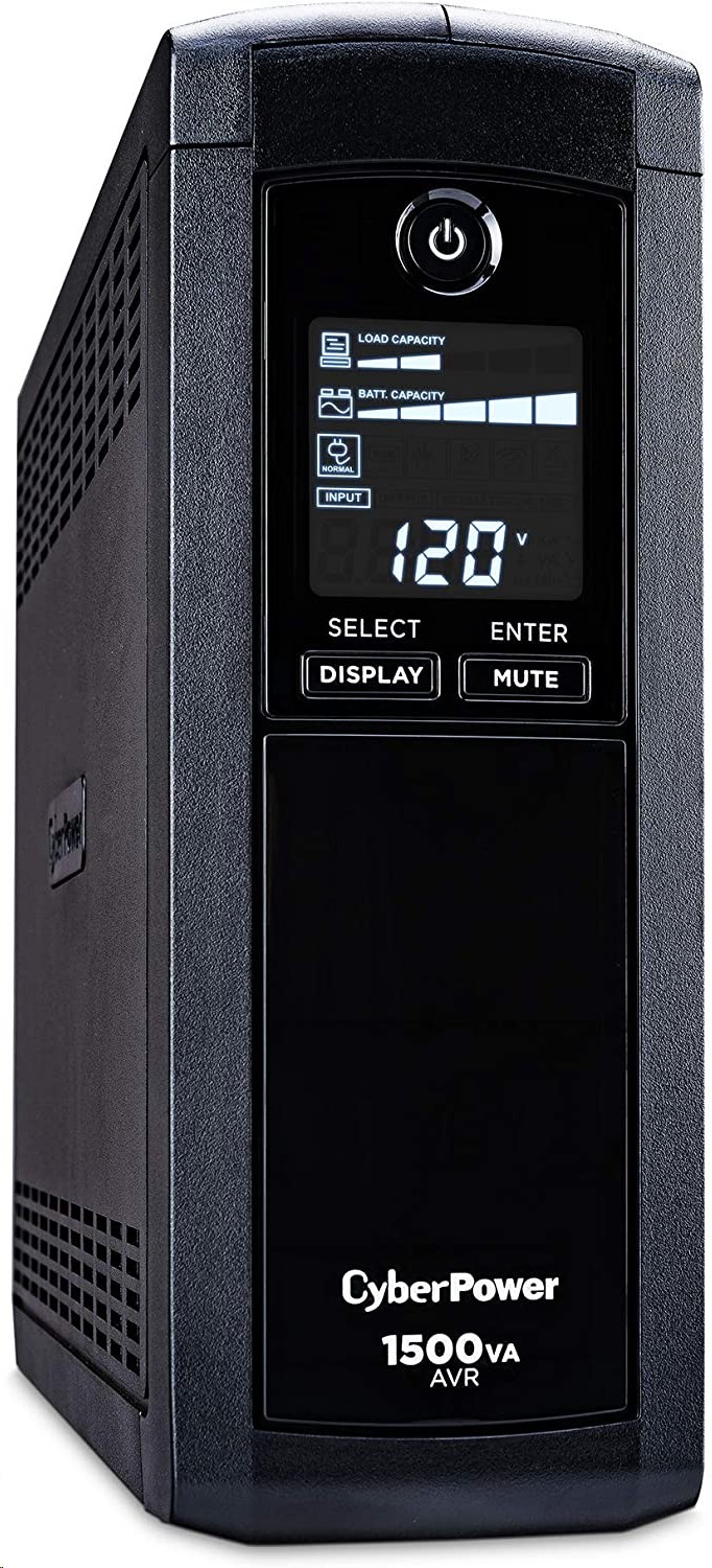 Cyberpower Intelligent LCD Series Ups 1500VA 900W 12-out CP1500AVRLCD (New Unused)