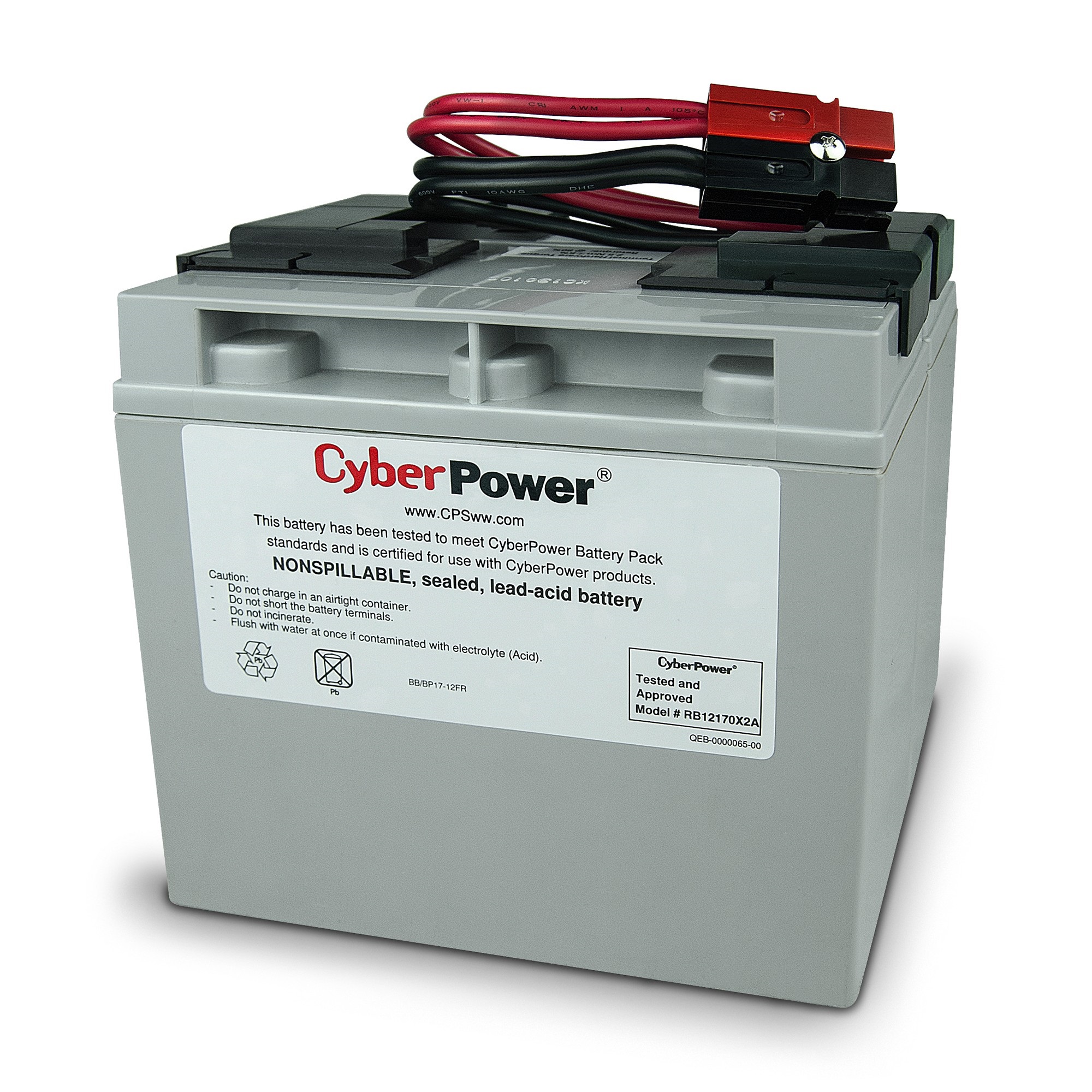 Cyberpower RB12170X2A 12V/17AH Battery For PR1500LCD (New Sealed)