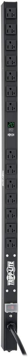 Tripp Lite Metered PDU 20A 14-out 5-20P/5-20P Adapter 0U Vertical Rack-Mount Power PDUMV20-36