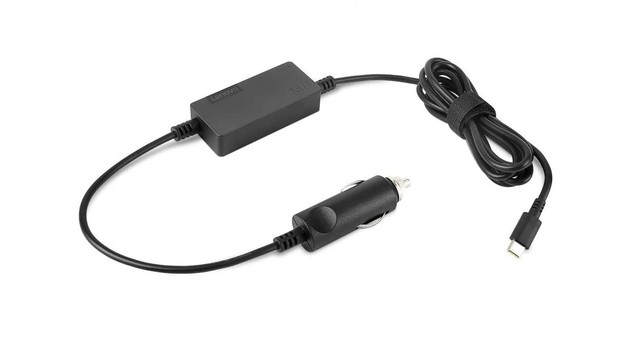lenovo 65w usb c dc travel adapter for car