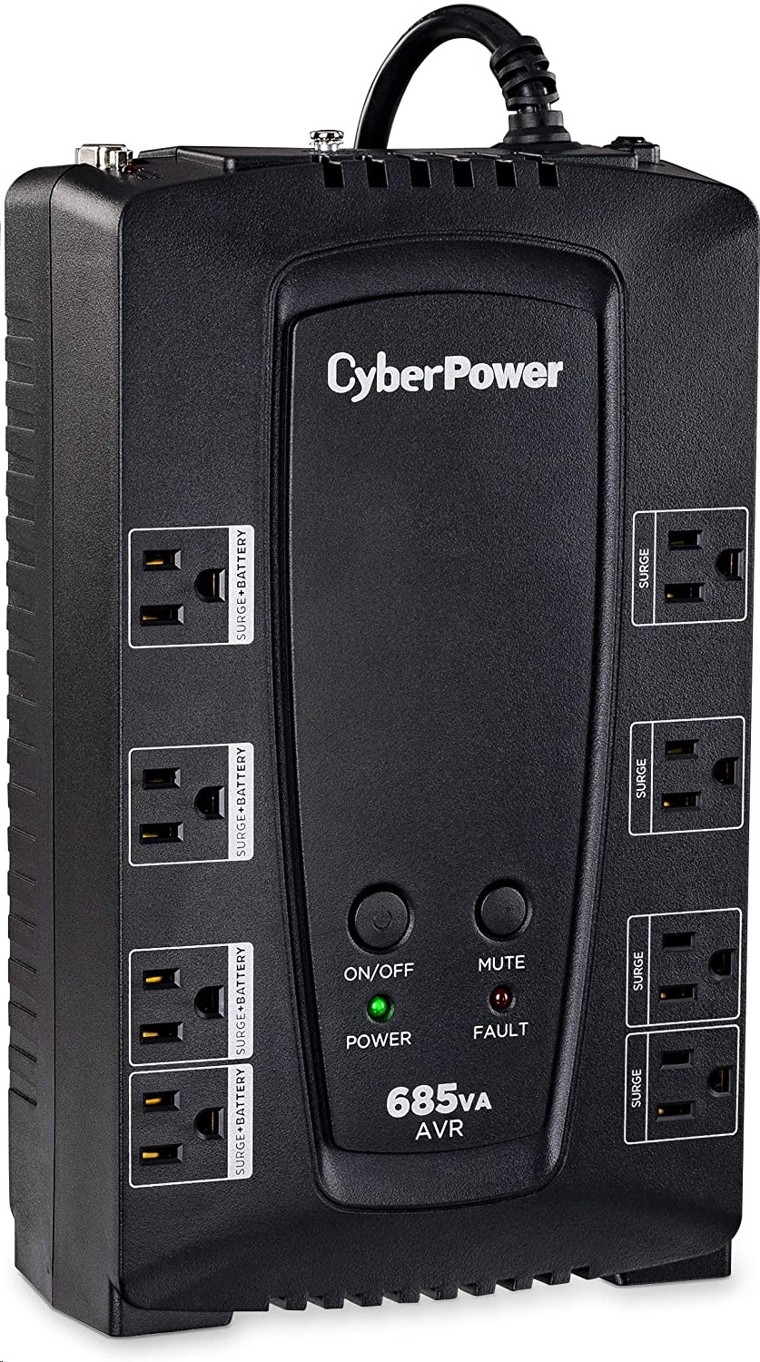 Cyberpower 685VA 390W 8-out Simulated Sine Wave Ups CP685AVR-G