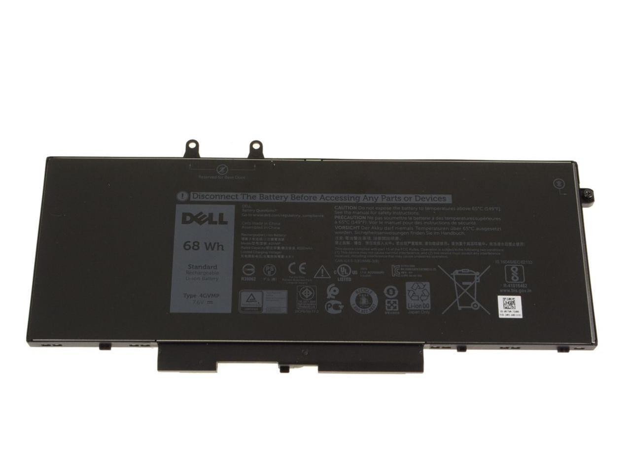 Dell Genuine Original 4GVMP 68Wh 4-Cell Battery For Latitude 5400 5500 Precision 3540