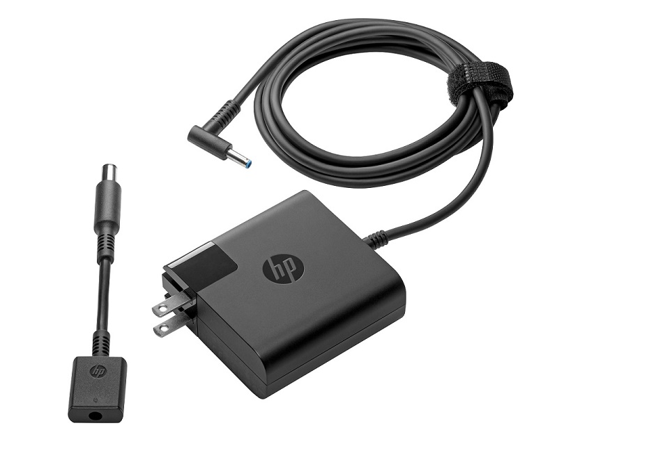 HP Original 65W Travel Smart Power Adapter Connectors 4.5mm 7.4mm 1MY05AA