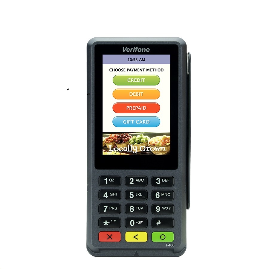 Verifone P400 Cortex-A9 600MHz 512MB Standard Keypad 3.5 Hvga V/OS Payment Terminal Only M435-003-04-NAA-5