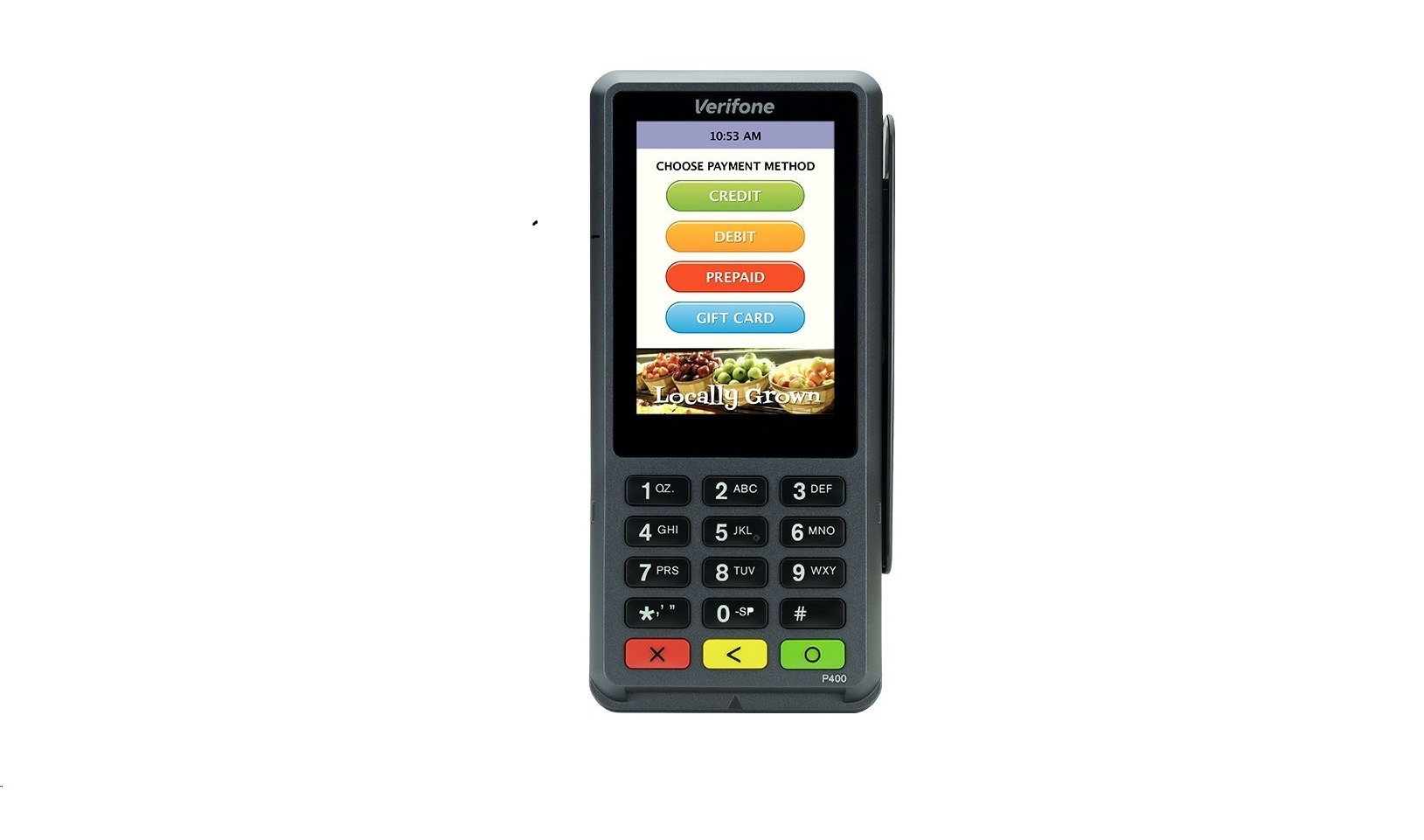Verifone P400 Cortex-A9 600MHz 512MB Standard KeyPad 3.5 Hvga V/OS Payment Terminal Only M435-003-04-NAA-5