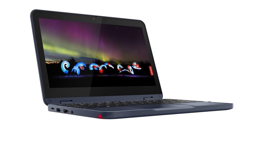 Lenovo 500w Intel Celeron N5100 1.1GHz 4GB 128GB 11.6 Touchscreen Blue Windows 11 82J3000GUS
