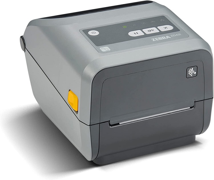 Zebra ZD421C ZD4A042-C01E00GA 203dpi Thermal Transfer Cartridge Usb Lan Bt Label Printer (New Unused)