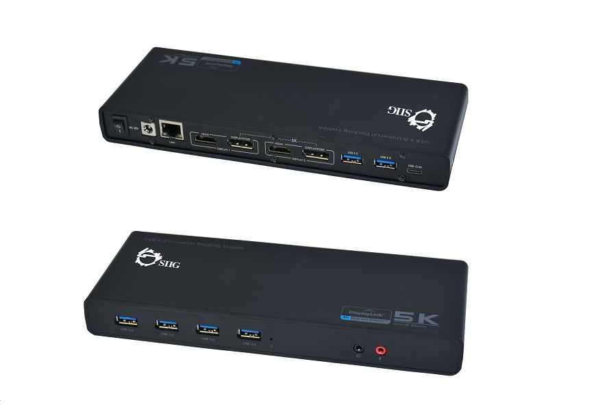 SIIG Dual Video USB-C HDMI 4K Docking Station JU-DK0411-S1