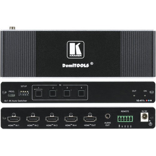 Kramer Electronics VS-411X 4x1 4K Hdr Hdmi Auto Switcher
