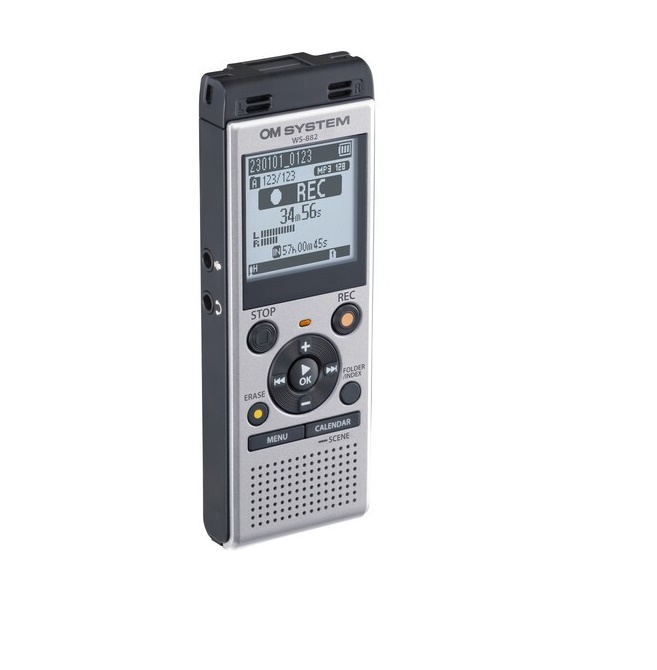 Olympus WS882 Digital Voice Recorder Silver Black WS-882