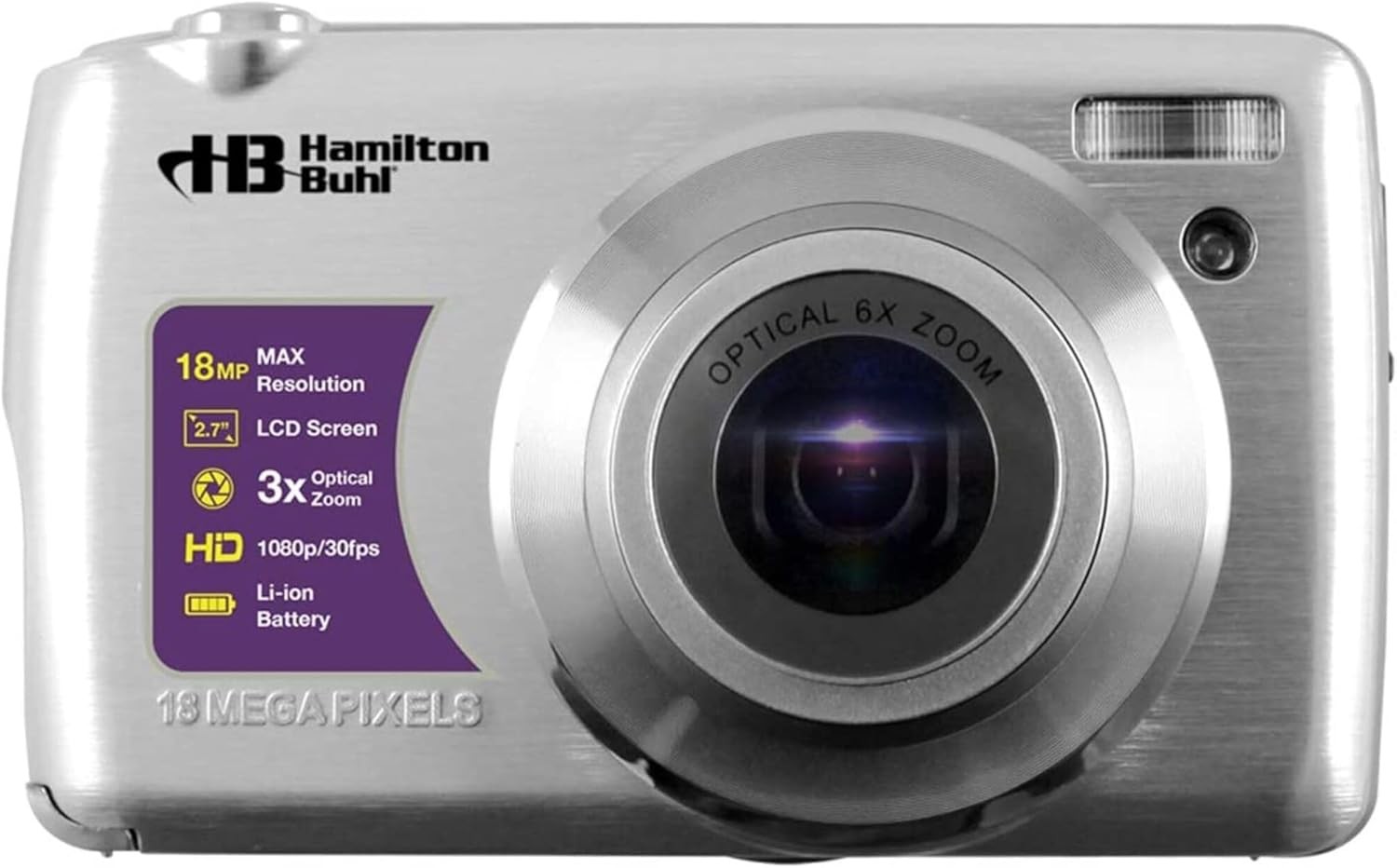 Hamiltonbuhl Vividpro 48 MP 8x Digital Zoom Lens Digital Camera CAM17SV