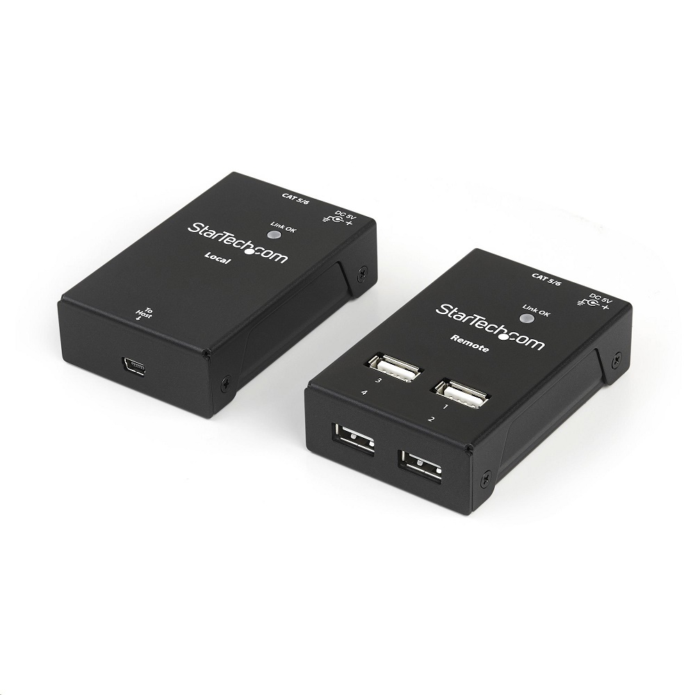 StarTech.com Startech 4-Ports USB 2.0-Over-Cat5-or-Cat6 Extender 165ft USB2004EXTV