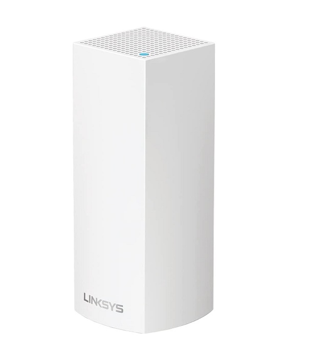 Linksys Velop Intelligent Mesh Tri-Band WiFi System (AC2200) 1-Pack White WHW0301-CA