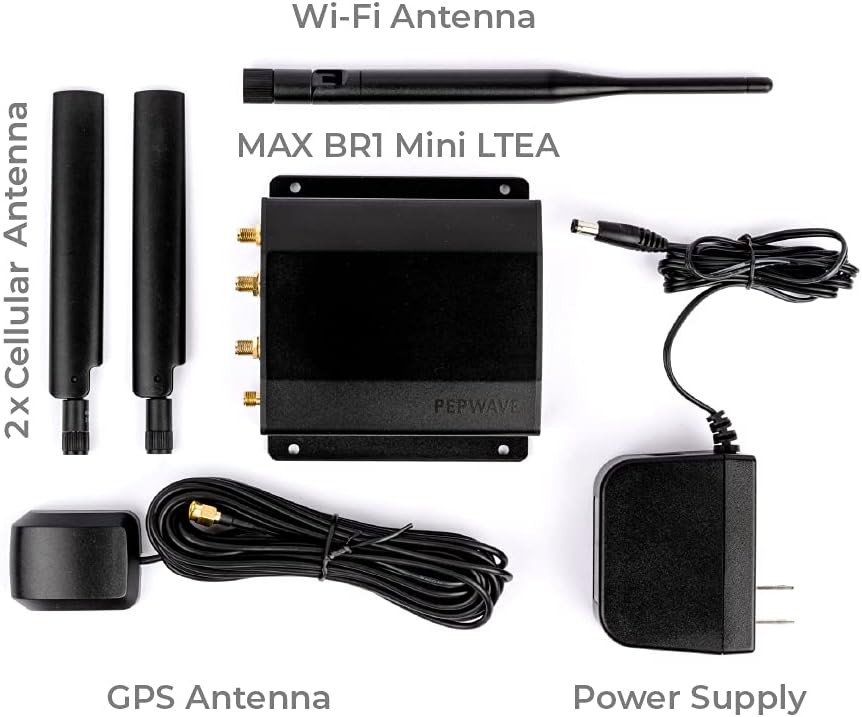 Pepwave Peplink Max BR1 Mini LTE 802.11b/g/n Wi-Fi Router MAX-BR1-MINI-LTEA-W-T