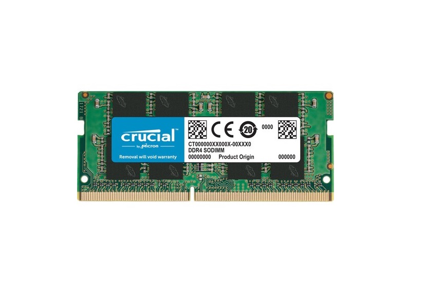 16GB Crucial DDR4 3200MHz PC4-25600 1.2V CL22 SODIMM Unbuffered Memory Module CT16G4SFRA32A