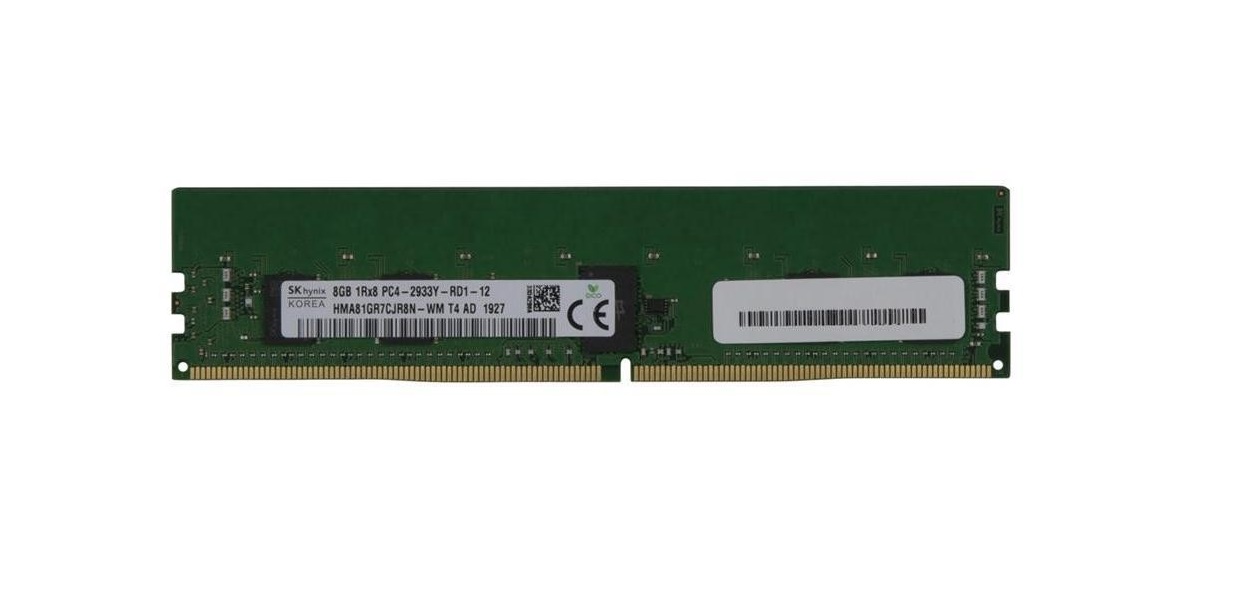 Hynix 8GB DDR4 2933MHz PC4-23400 Ecc Registered Server Memory HMA81GR7CJR8N-WM