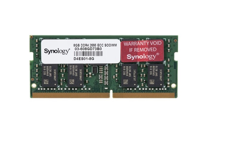 Synology 8GB DDR4 Ecc SO-DIMM 260pin Unbuffered Server Memory D4ES01-8G