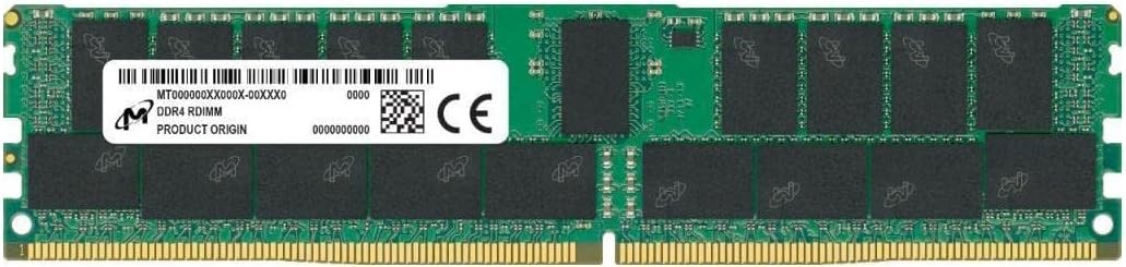 Micron 32GB DDR4-3200MHz 1Rx4 Ecc Reg Server Memory MTA18ASF4G72PZ-3G2R