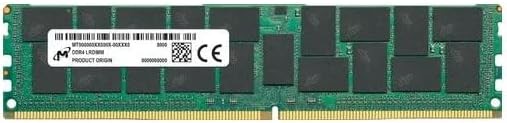 64GB Micron DDR4-3200MHz 2Rx4 ECC Server LRDIMM Memory MTA36ASF8G72LZ-3G2F1R