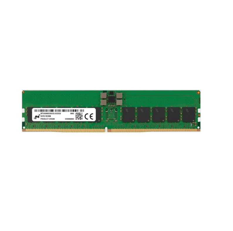 64GB Micron DDR5 4800MHz 2Rx4 Server ECC CL40 Reg Memory MTC40F2046S1RC48BA1R
