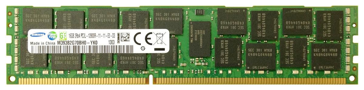 Samsung 16GB DDR3 1600MHz Ecc Registered Server Memory M393B2G70BH0-YK0