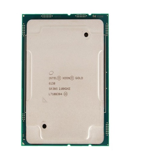 Intel 2.0Hz Xeon Gold 6138 20-Core Socket FC-LGA14B Serer Processor CD8067303406100