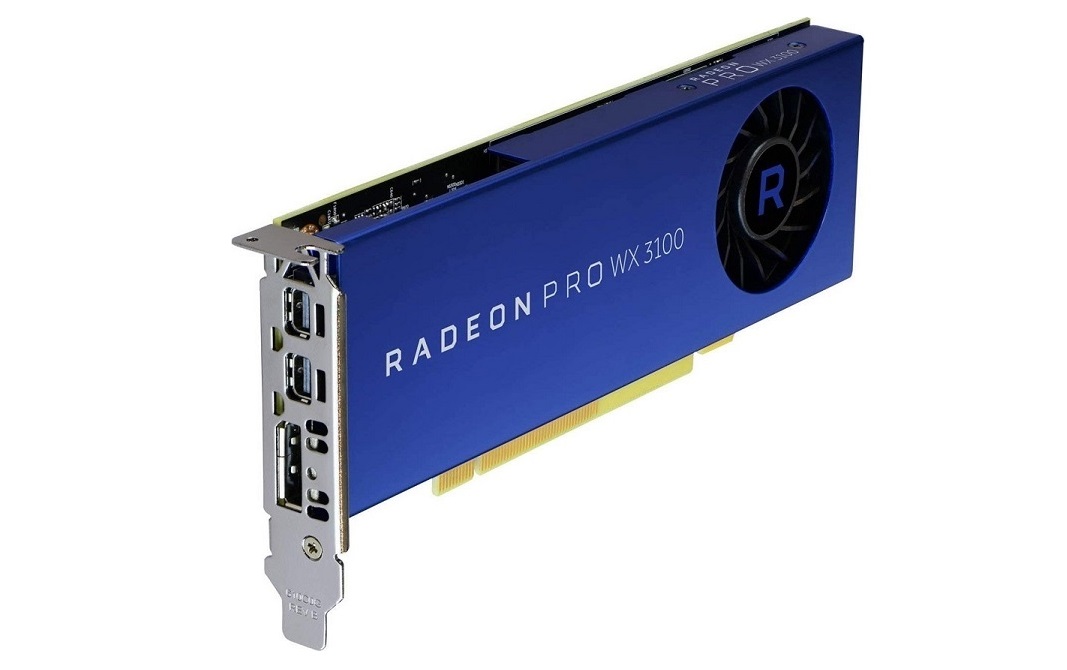 4GB AMD Radeon Pro Wx 3100 DisplayPort 2x Mini DisplayPort PCI-E x16 WX3100 Graphic Card 100-505999