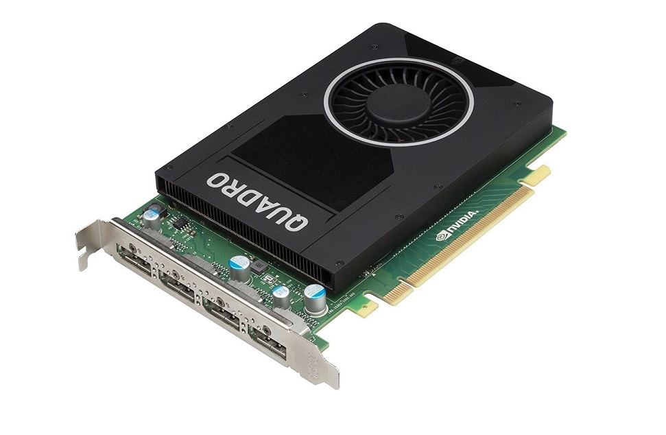 4GB nVIDIA Quadro M2000 4x DisplayPort PCI Express 3.0 x16 VCQM2000 Graphics Card