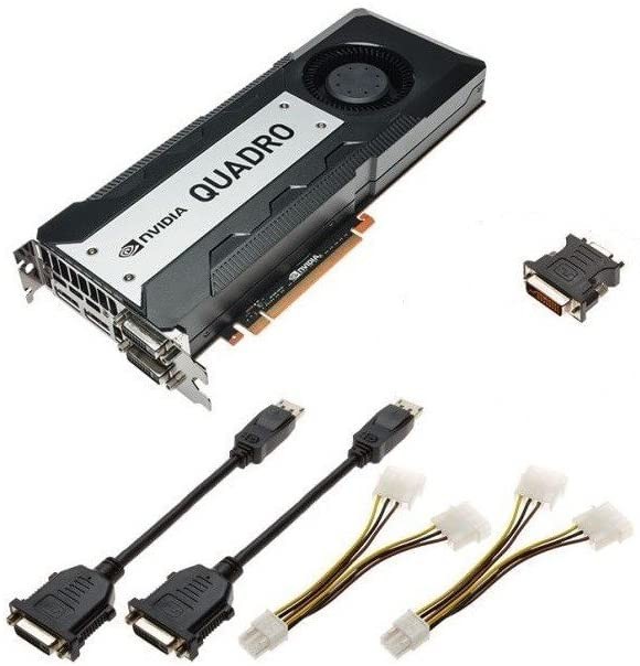 12GB nVIDIA Quadro K6000 GDDR5 PCI-Expres x16 Dual DP Dual DVI Graphics Card 699-52081-0500-200
