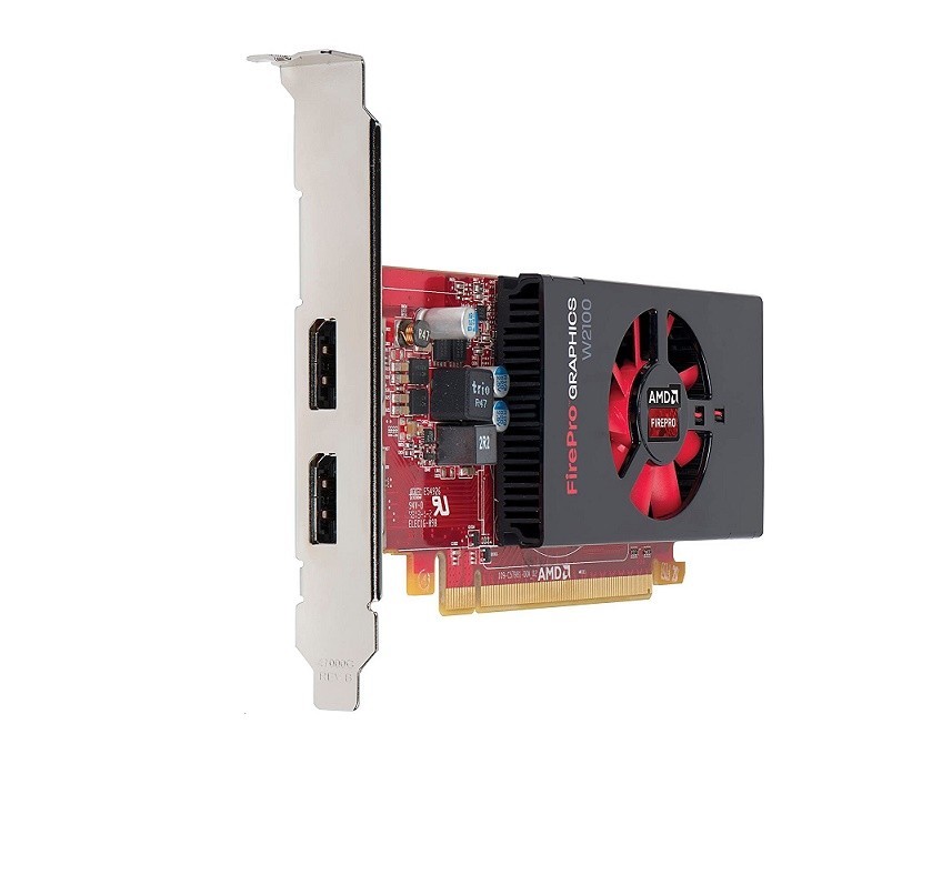 2GB Dell AMD FirePro W2100 2x DisplayPort DDR3 PCI Express 3.0 x8 Video Card Y5FR3