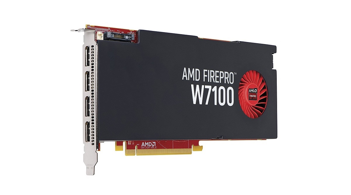 Amd 8GB Ati Firepro W7100 4x Displayport Pci Express 3.0 x16 Graphic Card 100-505724