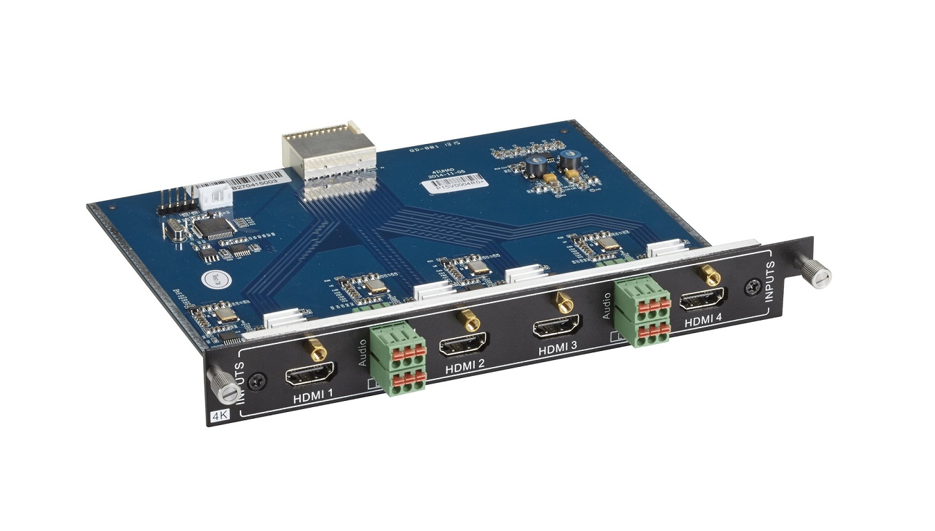 Black Box Modular Video Matrix Switcher Input Card 4K Hdmi Audio AVS-4I-HDM