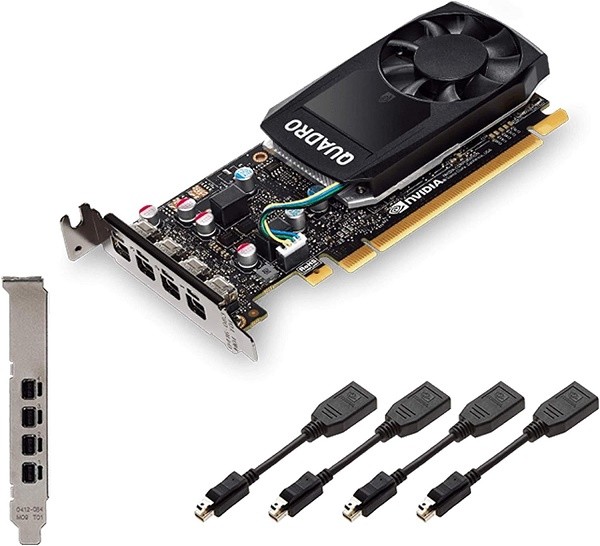 2GB Lenovo nVIDIA Quadro P600 4x Mini DisplayPort PCI Express x16 GDDR5 Graphics Card 4X60N86659