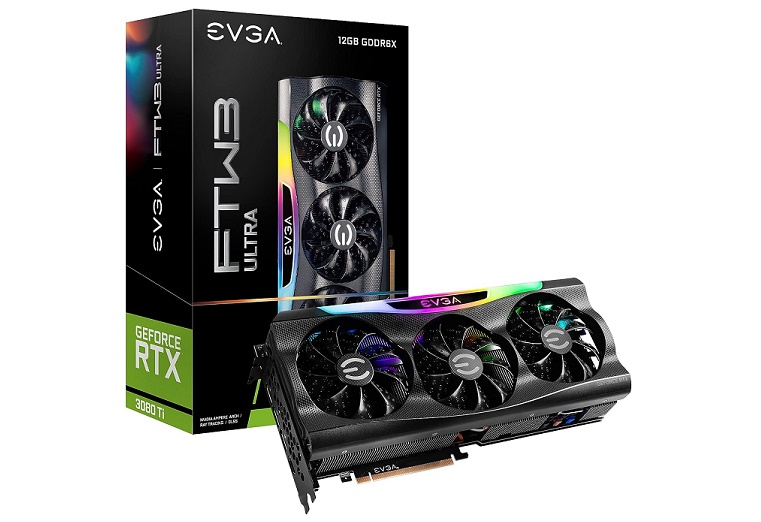 12GB EVGA GeForce RTX 3080 TI FTW3 Ultra Gaming GDDR6X PCI-E 12G-P5-3967-KR Graphics Card