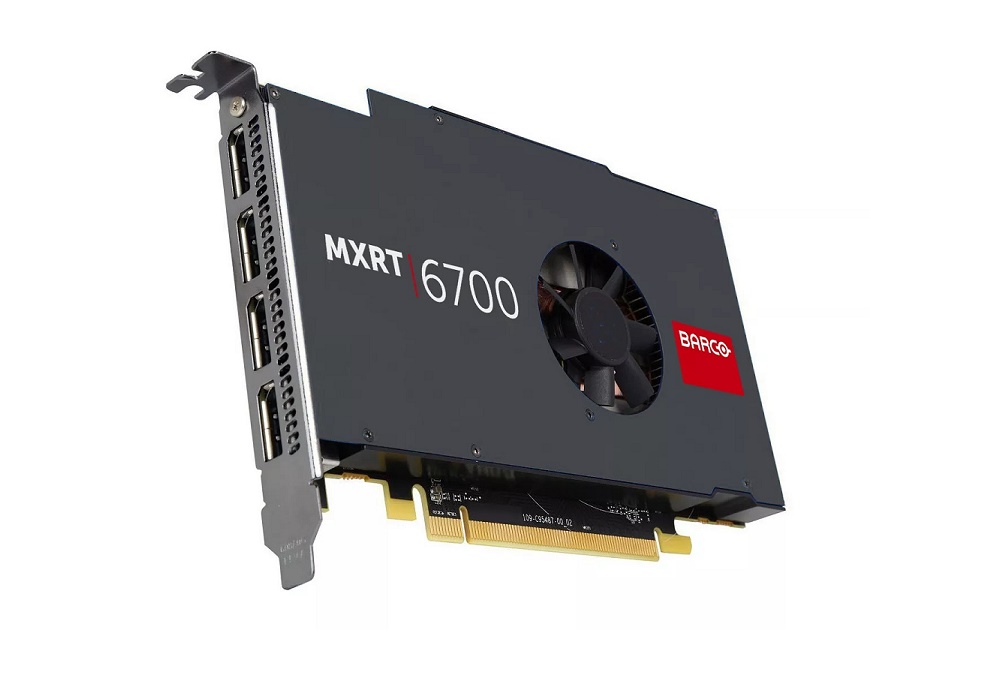 Barco 8GB MXRT-6700 Ati 4x Displayport PCI-E 3.0 x16 Graphics Card K9306047