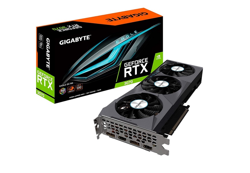 Gigabyte 8GB Geforce Rtx 3070 Eagle OC PCI-E 4.0 x16 GVN3070EAGLEOC8GD GV-N3070EAGLE OC-8GD